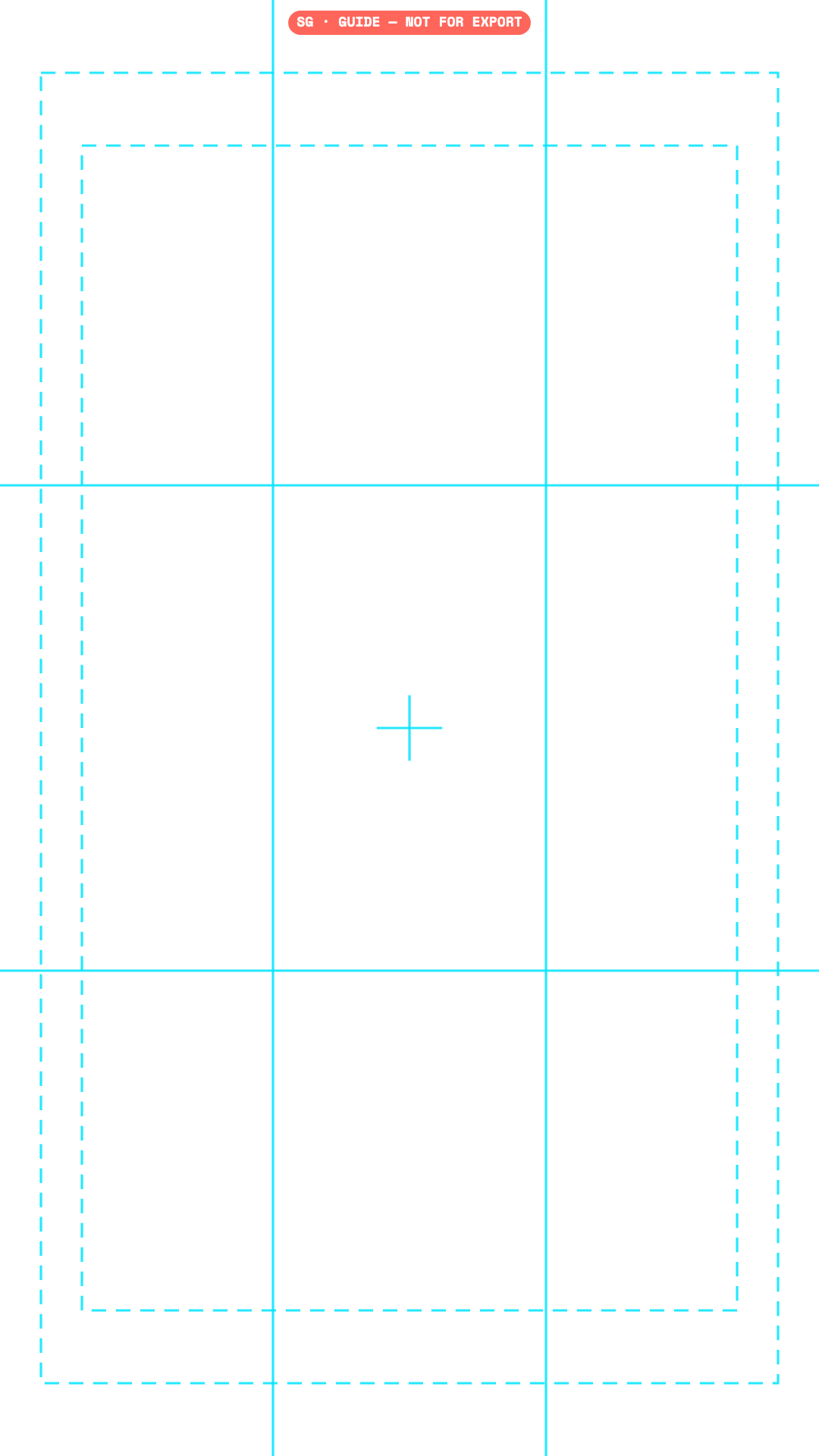 Grid thirds title safe overlay
