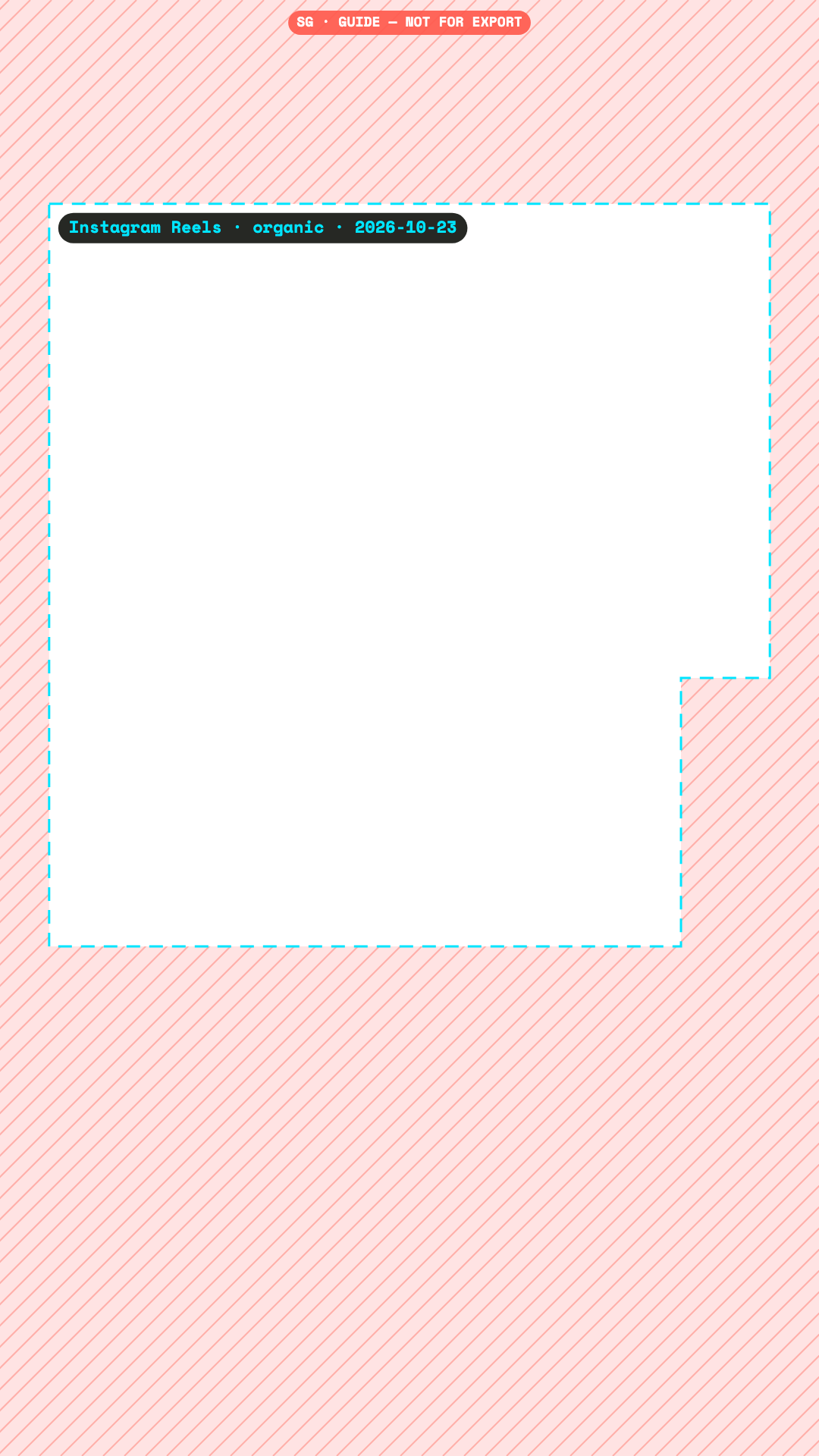 Instagram Reels safe zone overlay