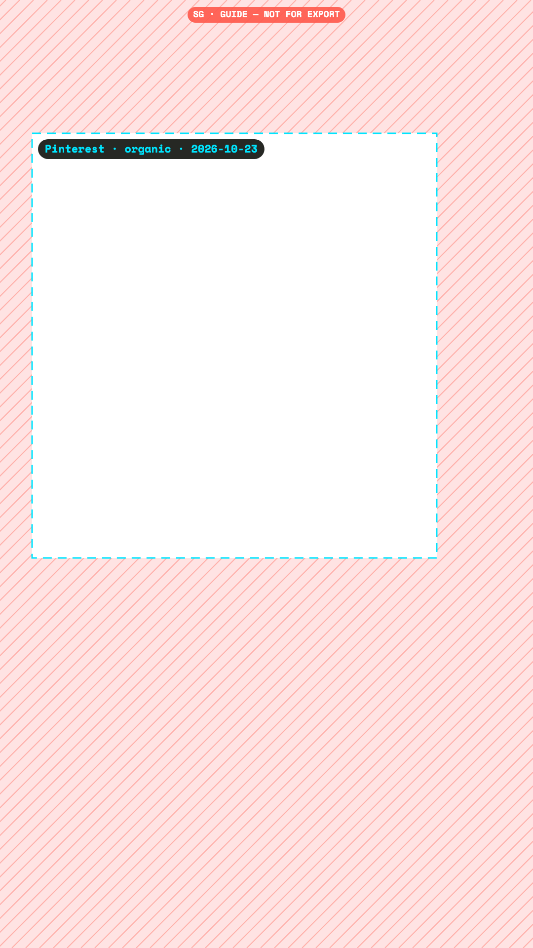 Pinterest safe zone overlay