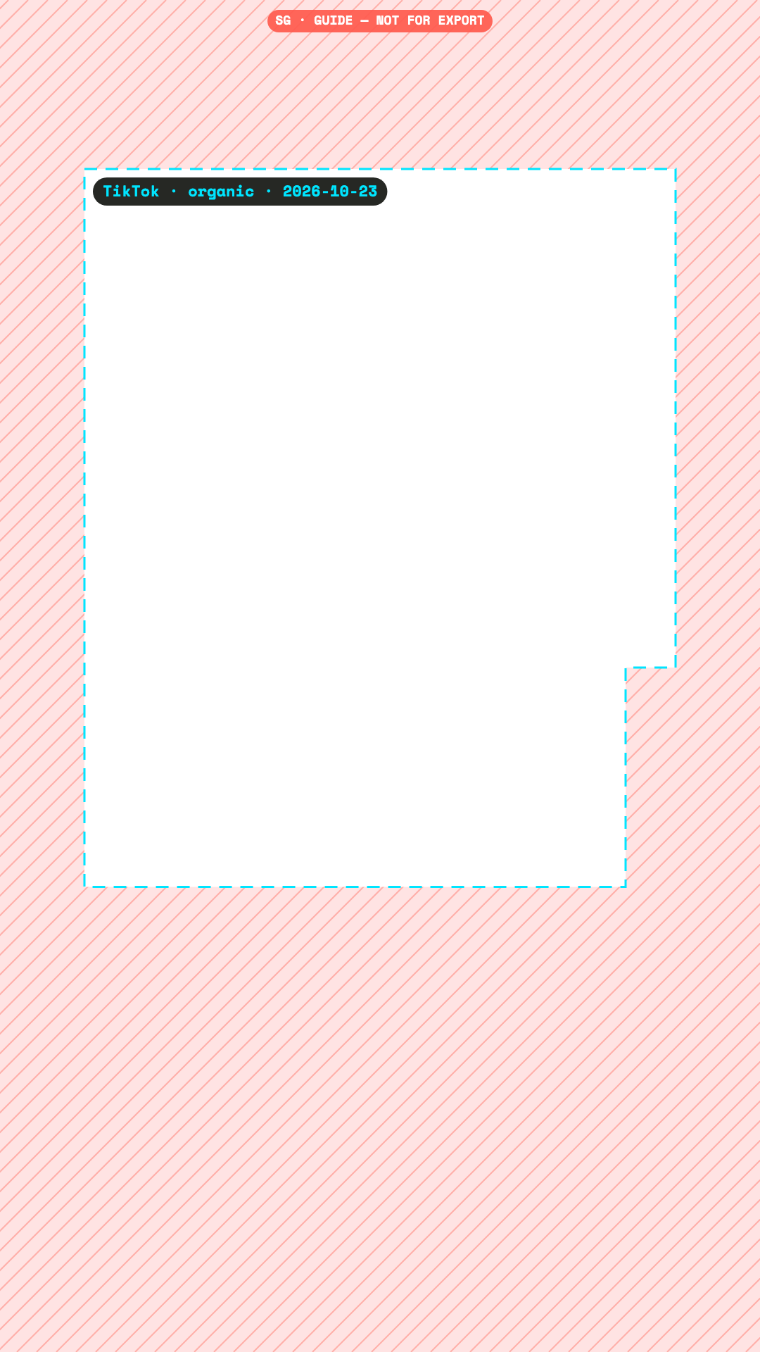 TikTok safe zone overlay